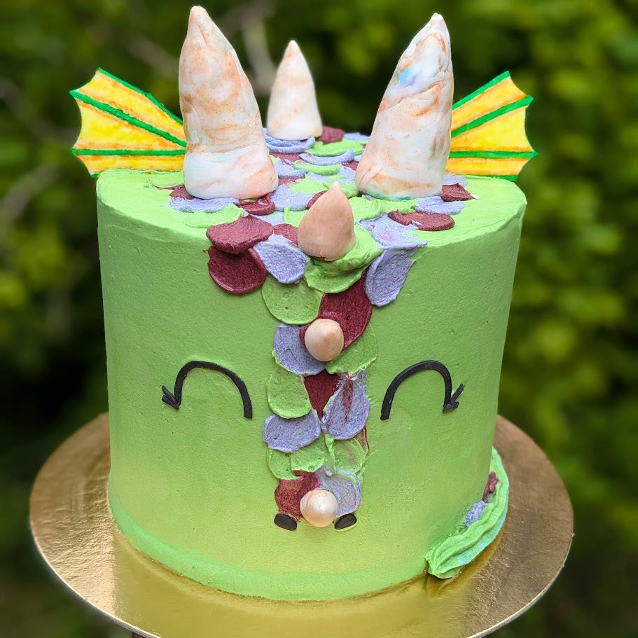 Dragon head cake