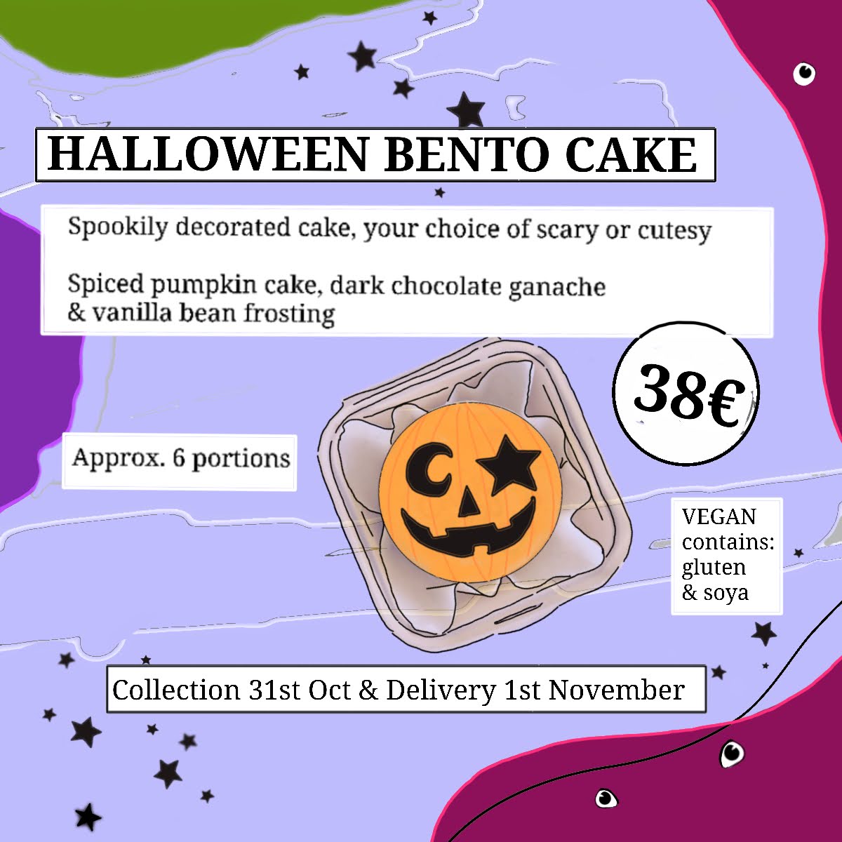 Halloween Bento Cake